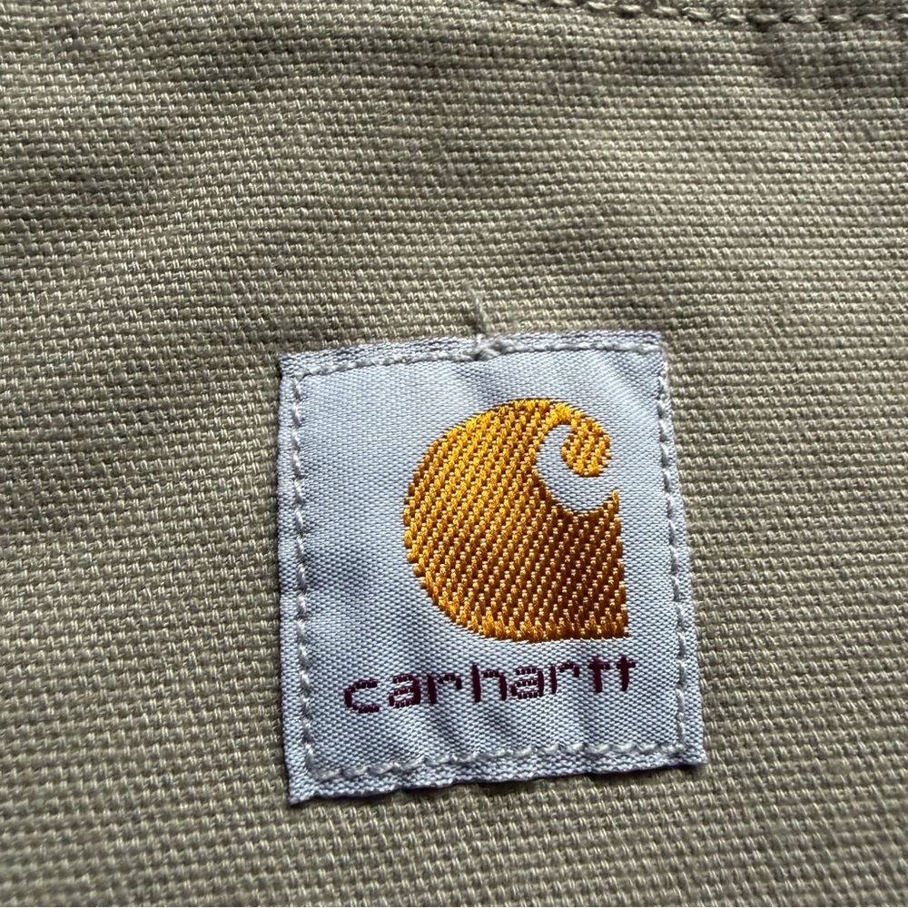 Carhartt Canvas Relaxed Fit Elastic Waist Workwear Granola Carpenter Shorts - Picture 5 of 15